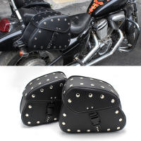 Par De Bolsas De Sillín Para Motocicleta En Cuero PU Negro Impermeable Almacenamiento Lateral Equipaje De Viaje Para Suzuki/Yamaha/Honda - details 27