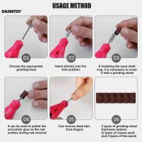 Máquina De Pulir Uñas Eléctrica Para Manicura Y Pedicura Exfoliante Herramienta De Pulido Para Uñas De Mano Y Pie - details 6