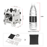 Estufa De Camping Lixada De Titanio Ultraligera Plegable Para Exterior Pesca Senderismo Material De Aluminio Un Pieza - details 18