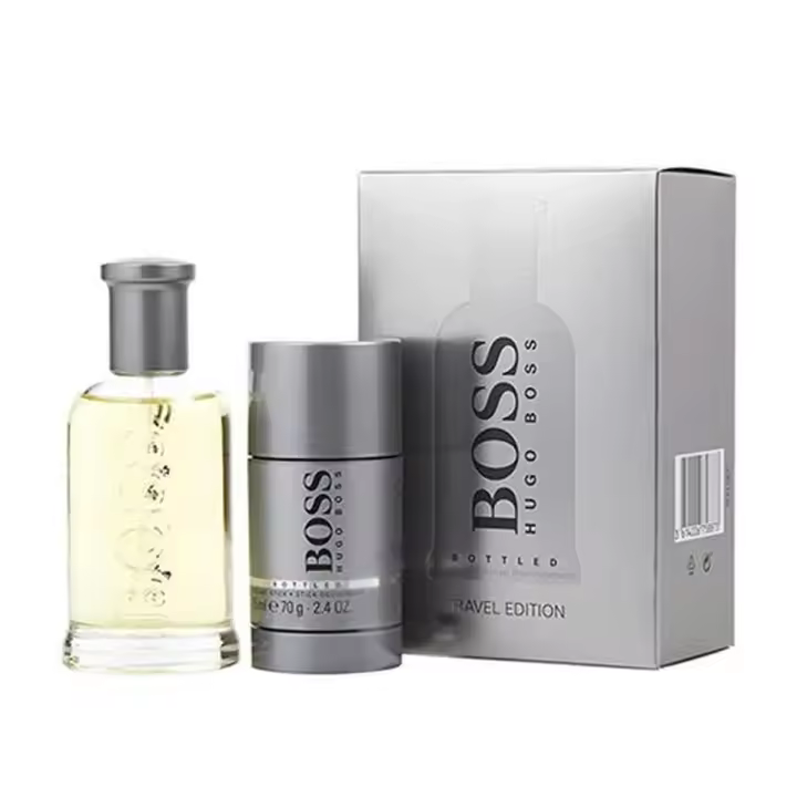 HUGO BOSS BOTTLED EAU DE TOILETTE 100ML + DESODORANTE STICK 75ML - 1