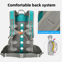 Mochila De Camping Plegable 40L Para Hombres Y Mujeres Bolso De Hombro Impermeable Ultraligera Deportiva Para Viajes Senderismo Trekking - details 5