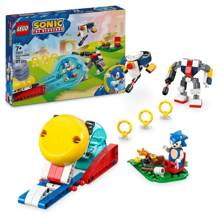 BATALLA DE SONIC EN LA HOGUERA - LEGO SONIC 77001 - 1