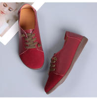Zapatos De Mujer Nuevos 2024 Primavera Cuero Genuino Antideslizantes Planos Con Cordones Mocasines De Talla Grande Oxford Casual Para Mujer - details 15