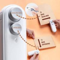 Sello Portátil Mini 2 En 1 Para Aperitivos Sello De Calor Recargable Para Uso Doméstico Sello De Vacío Para Bolsas De Plástico - details 7
