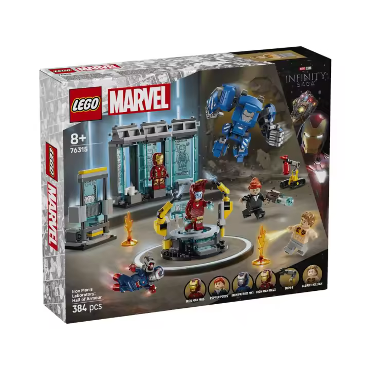 Lego Marvel Laboratorio de Iron Man Sala de Armaduras Juguetes LEGO - 1