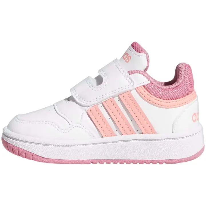 Zapatillas Adidas Hoops 3.0 Cf para niñas en color blanco - 1