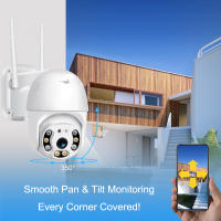 Cámara De Seguridad IP YOOSEE Full HD WIFI 1080P Visión Nocturna En Color Traccióndtica De Movimiento Audio Bidireccional Domestica Y Exterior IP66 - details 3