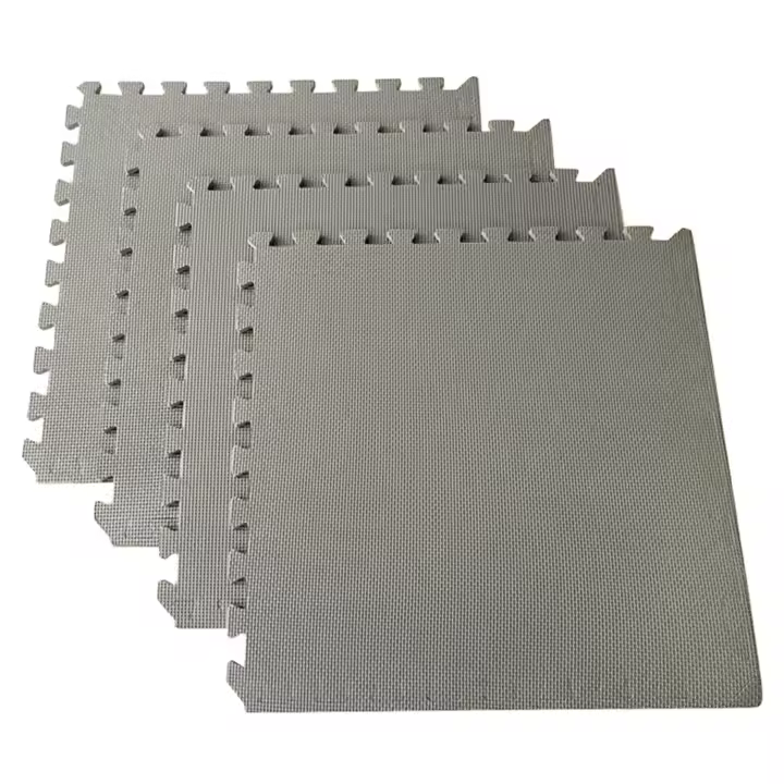 Esterilla Puzzle para Gimnasio y Fitness 60x60x1cm en packs | Tatami Negro fácil de montar | Goma EVA Antideslizante | Artes Marciales, Juego Infantil, Yoga, Pilates... - 1