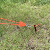 6pcs Amarras Reflectantes Para Tienda De Campaña Cierre Rápido Fijador Pulley Tensión Ratchet Gancho Awning Cordón De Viento Exterior - details 0