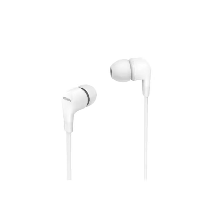 PHILIPS TAE1105WT/00 Auriculares intrauditivos Color Blanco, con cable, Control remoto sencillo - 1