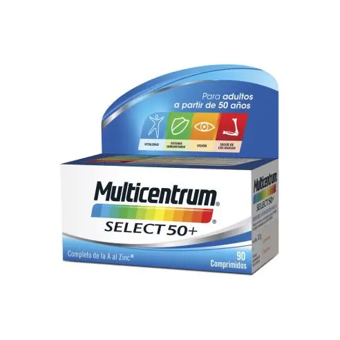 MULTICENTRUM SELECT 50 90 COMPRIMIDOS - 1