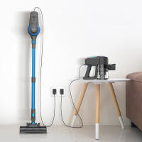 Aspiradora escoba sin cable 25kPa, inalámbrica vertical y de mano, 6 en 1 ligera, varita flexible 180°, 45 min, depósito 1,2 L, cepillo para mascotas, alfombra y suelos duros - details 8