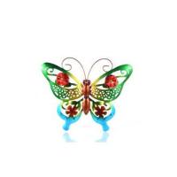 2 piezas de metal mariposa pared decoración gran mariposa pared arte inspirada N hueco mariposa pared esculturas para interior exterior dormitorio Oficina jardín decoración - details 5