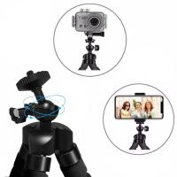 Trípode Flexible Para Teléfono Móvil Mini Con Soporte Para Teléfono Material Plástico Tornillo 1/4-20 Regular Giratorio 360° Tripode De Viaje - details 1