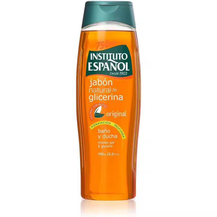 Instituto Español- Jabón Natural Glicerina para Baño y Ducha - 750 ml - 1