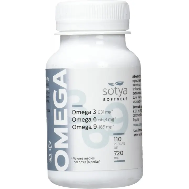 Sotya Omega 369 500mg - Complemento Alimenticio para Reducir Colesterol y Dolores Musculares - 1