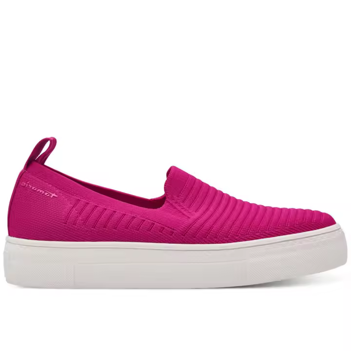 Tamaris Sock Slip-on Sneaker en Lona Fuchsia 1-24704-42-513 - 1