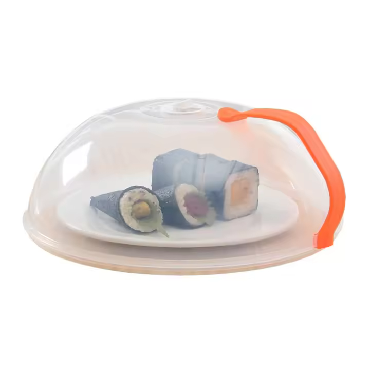 Cubierta de microolas de plástico resistente al calor de grado alimentario Placa de comida de microolas Tapa para el hogar KAESI - 1