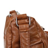 Bolso Bandolera Para Mujer De PU Con Diseño Tejido Ajustable Y Gran Capacidad Estilo Casual Para Comunicación - details 4