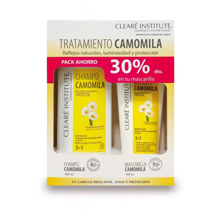 Clearé Institute PACK CAMOMILA CHAMPU + MASCARILLA - 1