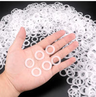 Anillos De Crochet Blancos De Plástico Para DIY 2cm O-Ring Para Accesorios De Bolsas De Punto Y Suministros De Artesanía 50/100/200/1000 Piezas - details 1