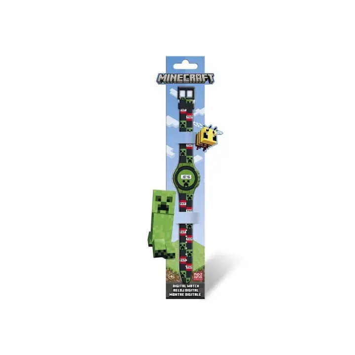 Reloj Digital para Niños Marca Kids Euroswan con Licencia de Minecraft MIN4223 - 1