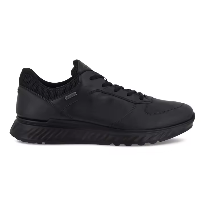 Ecco Exostride 835304 01001 zapato de hombre de estilo Casual en piel color Negro, con cordones. - 1
