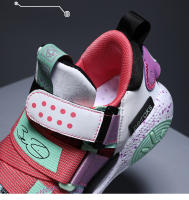 Zapatillas De Baloncesto Para Niños Y Niñas Antideslizantes Deportivas Ligera Para Exteriores Zapatos Cómodos Transpirables Talla Verdadera - details 4
