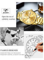 Reloj Mecánico Automático JSDUN Para Hombres Resistente Al Agua De Acero Inoxidable Simple Y Casual Con Manecillas Luminosas Y Calendario Completo - details 2