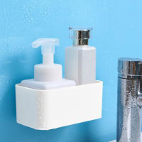 Organizador De Pared Para Maquillaje Y Cocina Caja De Almacenamiento Con Gancho Adhesivo Estante Para Baño Y Cocina Contenedor De Organizador De Cajones Material PP Montaje En Pared - details 8