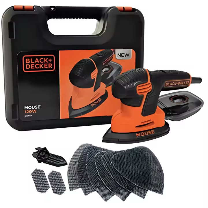 Lijadora Black+Decker KA2500K - Potente y Versátil (230V) - 1