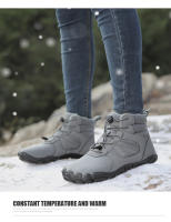 Botas De Invierno Impermeables Para Hombres Y Mujeres Zapatos De Camuflaje Casuales Para Exterior Trabajo Caminar Escalada Senderismo - details 33