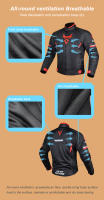 Chaqueta De Motocicleta Para Hombre Y Mujer Transpirable Y Anti-caída Con 5 Protecciones De Esponja Moto Cross Verano Talla M-3XL Colores Rojo/Gris - details 8