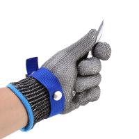 Guantes De Carnicero Resistente a Corte Y Afilado Con Malla De Acero Inoxidable Guantes De Algodón Resistente a Corte Para Trabajo En La Cocina - details 0