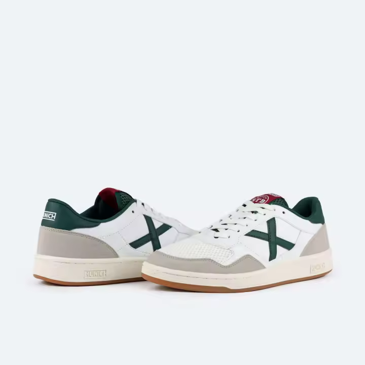 Zapatillas de Hombre Munich Arrow 4011073 – Blanco y Verde - 1