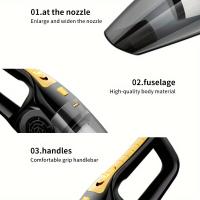 Aspiradora de mano para coche, súper potente, de alta potencia, para eliminar el polvo del coche, pequeña y portátil. - details 7