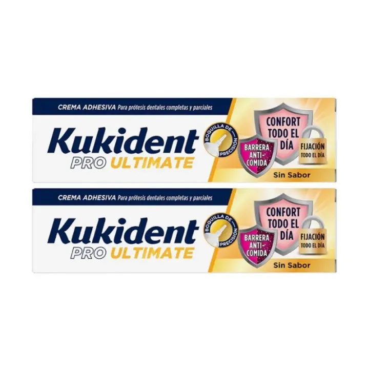 KUKIDENT PRO ULTIMATE SIN SABOR DUPLO 2 X 40 G - 1