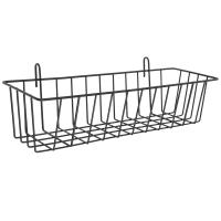 Cesta Colgante De Hierro Para Organizar Almacenamiento En El Baño Y Cocina Estantería Colgante Para Compras Caja De Almacenamiento Plegable - details 2