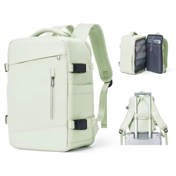 Mochila De Viaje Para Mujer Bolsa De a Bordo Ligera Protección Ridge Impermeable Multicolor Verde Mochila Suave Con Manija Suave Sistema De Almohadilla Cinturón De Porte - 1