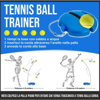 Bola De Tenis De Entrenamiento Con Base De Cuerda Herramienta De Ejercicio Para Autoestudio Dampener Adecuada Para Deportes - details 8