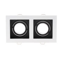 Marco De Luz Led Aluminio Inalámbrico Negro Y Blanco Para GU10 Y MR16 Foco De Iluminación Revestimiento De Aleación De Aluminio - details 7
