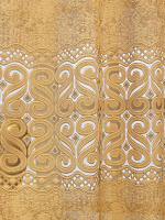 Cortinas De Corazón En Color Oliva Terciopelo Semi Blackout Para Sala De Estar Y Dormitorio Estilo Clásico Translúcida - details 4
