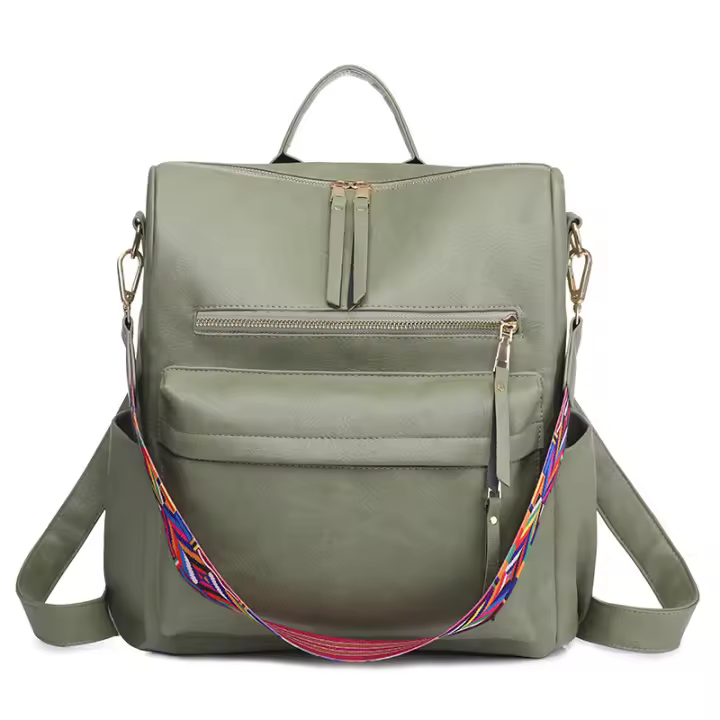 Mochila antirrobo para mujer,Cuero PU,para Todos Los Días, Viajes Cortos, Trabajo - 1