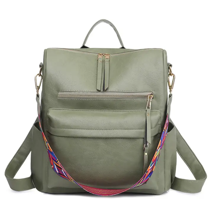 Mochila antirrobo para mujer,Cuero PU,para Todos Los Días, Viajes Cortos, Trabajo - 1
