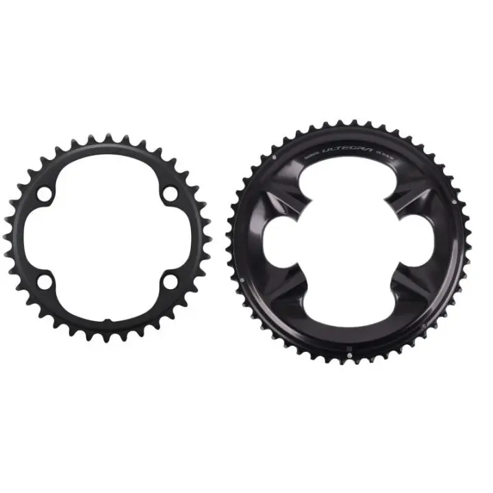 SHIMANO | Plato Ultegra R8100 2x12v - Plato SHIMANO de 2 x 12 velocidades para platos y bielas Ultegra FC-R8100 y Ultegra FC-R8100-P con medidor de potencia - 1