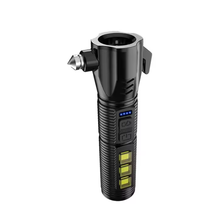 Linterno de emergencia de Autodefensa y Rescate, Martillo, iluminación multifuncional - 1
