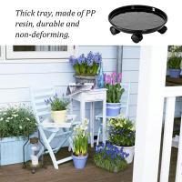 Base de flores de plástico con rueda Universal, Base de planta móvil, regalo para familiares, amigos, vecinos - details 5