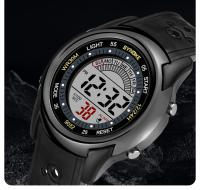 Reloj Deportivo Para Hombre Synoke Resistente Al Choque Pantalla LED Reloj Militar Impermeable 5Bar Con Alarma Y Cronómetro Diseño Delgado - details 5