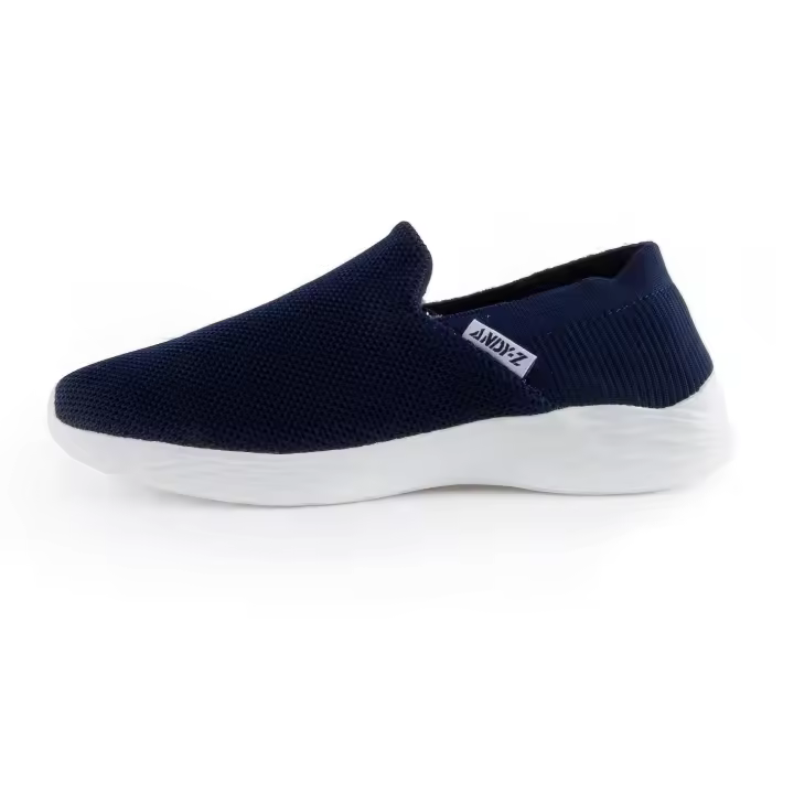 ANDY-Z  AZ2322 Marino  Mocasines planos de malla transpirables de moda para mujer, zapatos planos tipo slip-on - 1