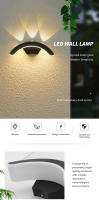 Lámpara De Pared LED Impermeable IP66 Para Exterior 10W Iluminación De Jardín Y Balcones Decoración Luz De Exterior AC110V 220V - details 0